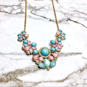 💎 Glamorous Pastel Statement Necklace